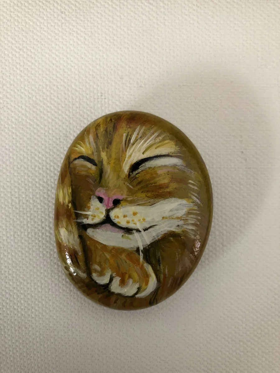 Painted stone 02