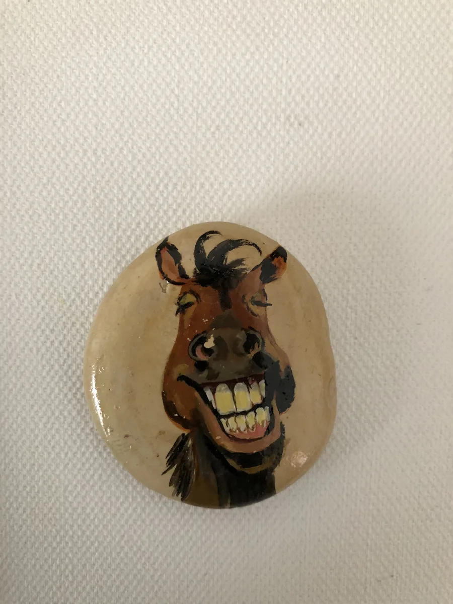 Painted stone 03