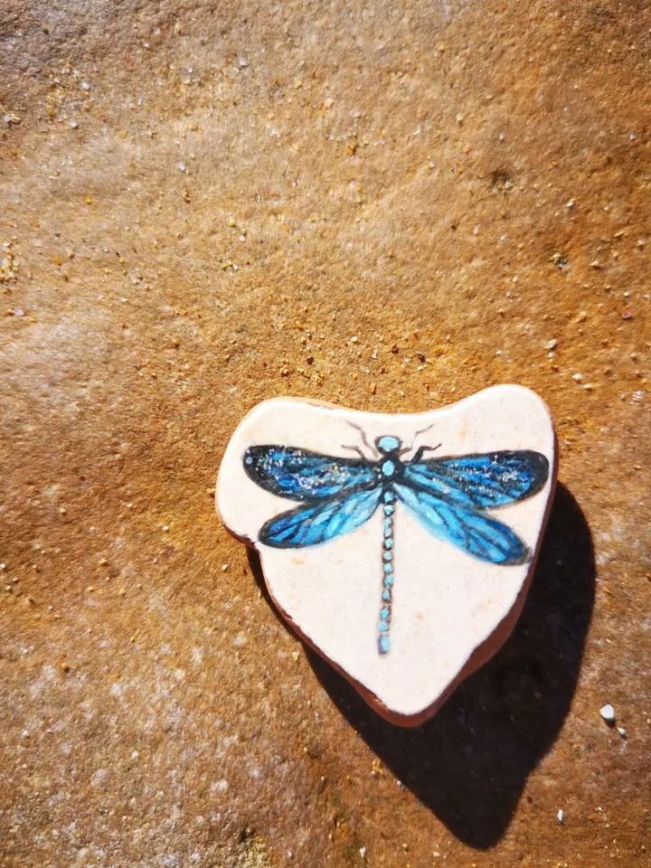 Painted stone 17